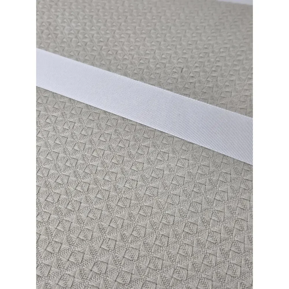 POTTERY BARN Organic Cotton Blanket Full/Queen Set Of 2 Textured Blankets NEW